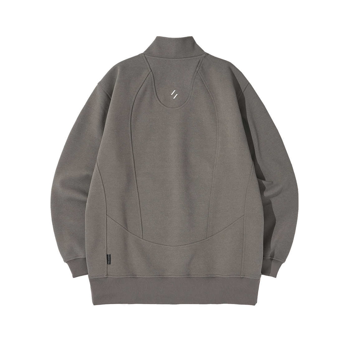 웰터 익스페리먼트 더블 하프 집 스웻셔츠 그레이(Welter Experiment Double Half Zip Sweatshirt Gray) - 2