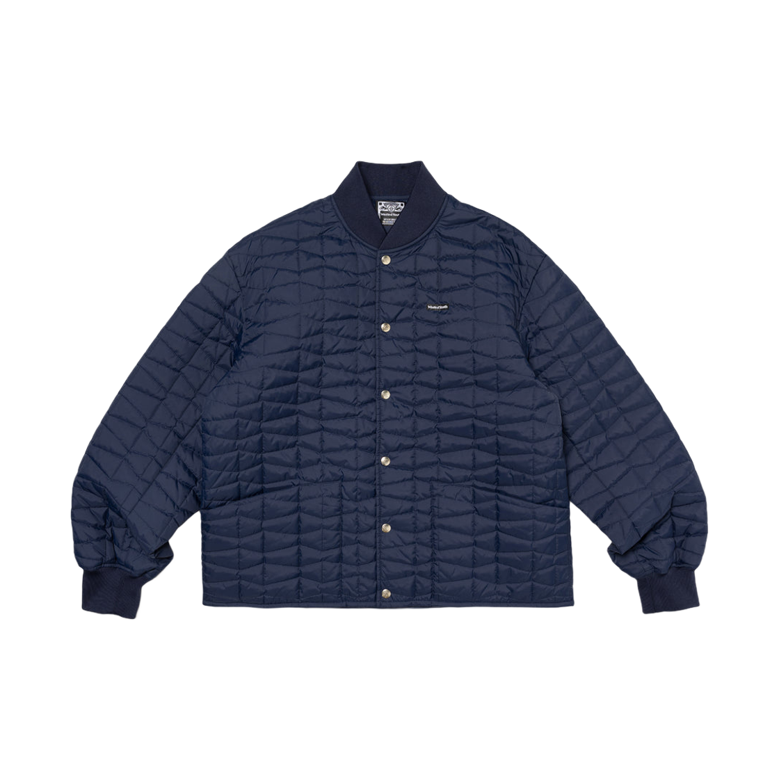 ね*ぬ様 Wasted Youth QUILT PUFF JACKET Navy QUILT PUFF JACKET WASTED YOUTH Wasted Youth Quilt Puff Jacket Navy L