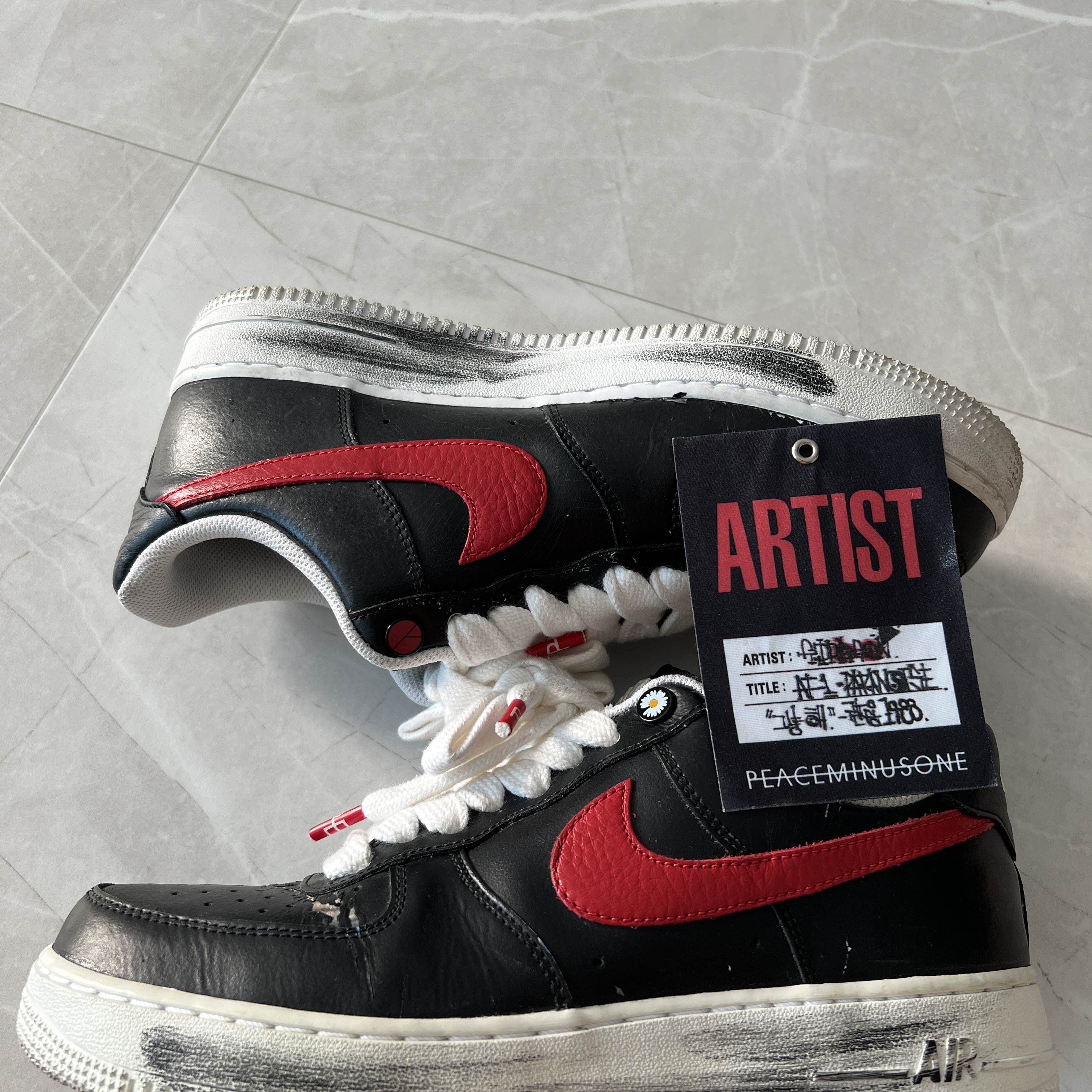 Nike x Peaceminusone Air Force 1 Low Para-Noise - Korea Exclusive 착용 스타일