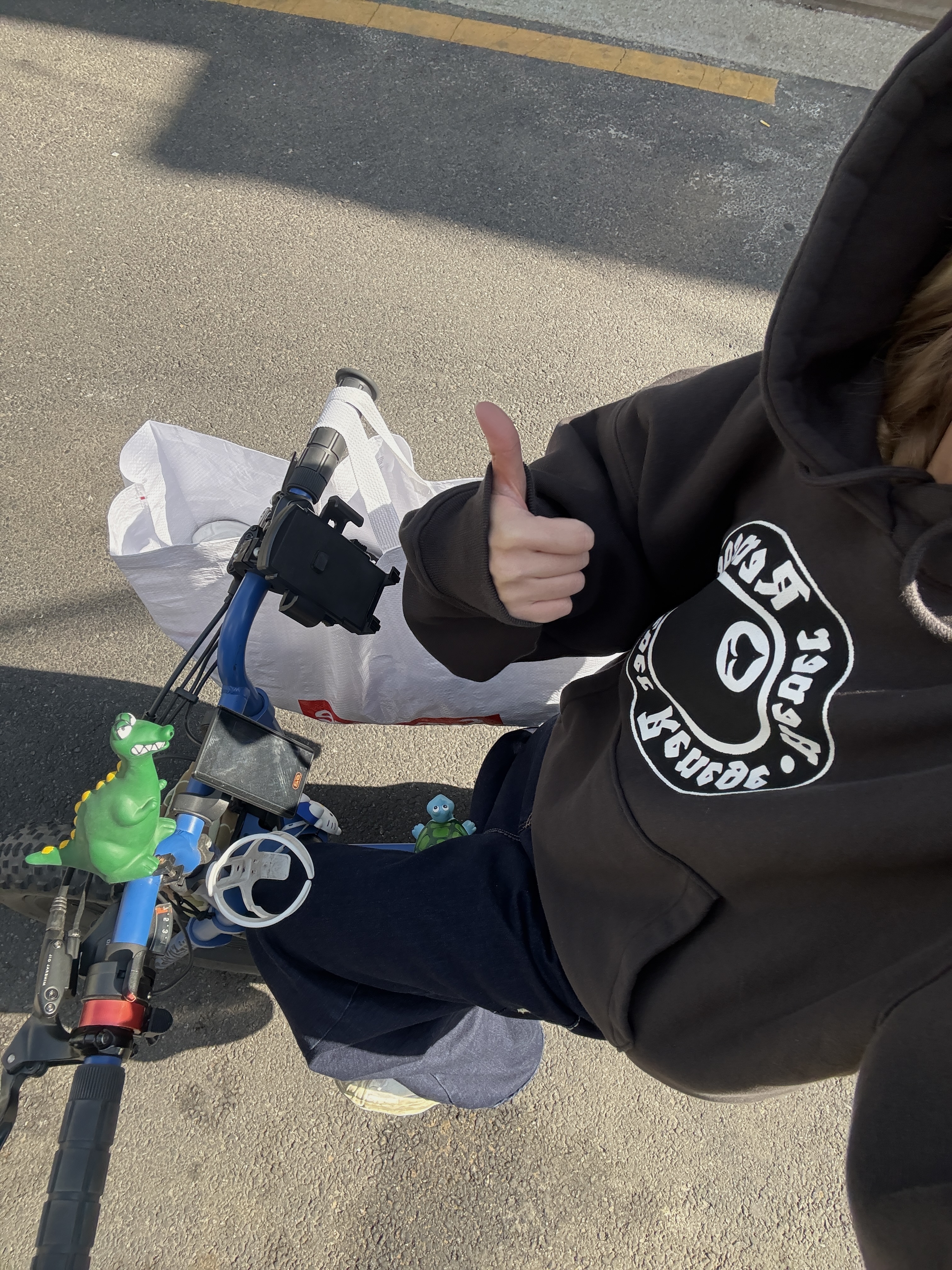 Stussy x Denim Tears Graphic Hoodie Black 착용 스타일