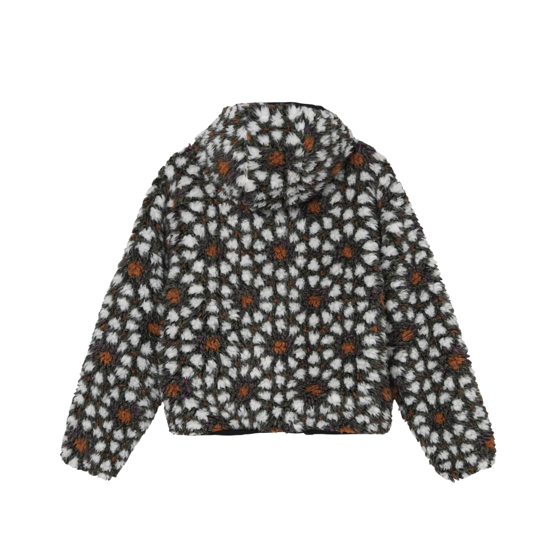 118491 Stussy Pattern Sherpa Jacket Natural - #2