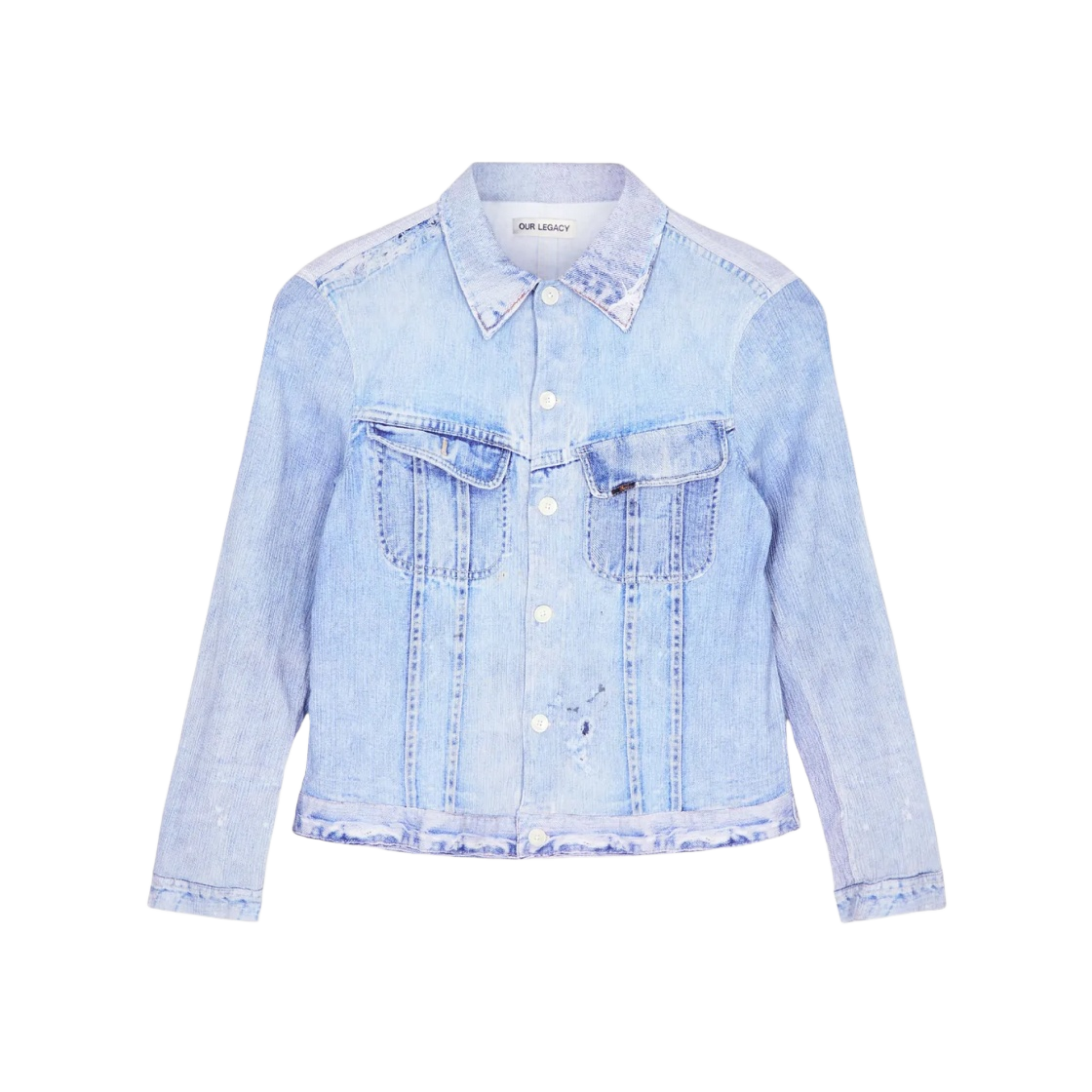 M2222RD Our Legacy Rebirth Pleated Shirt Digital Rodeo Print - 대표 이미지 #1