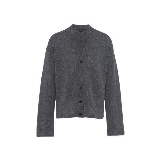 Prada Cashmere Cardigan Slate Gray