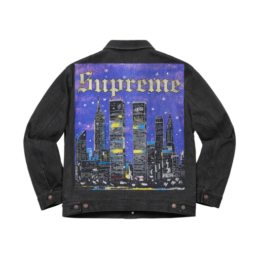 슈프림 데님 슬리브 MA-1 블랙 - 23SS | Supreme | KREAM 슈프림 데님 슬리브 MA-1 블랙 - 23SS | Supreme | KREAM
