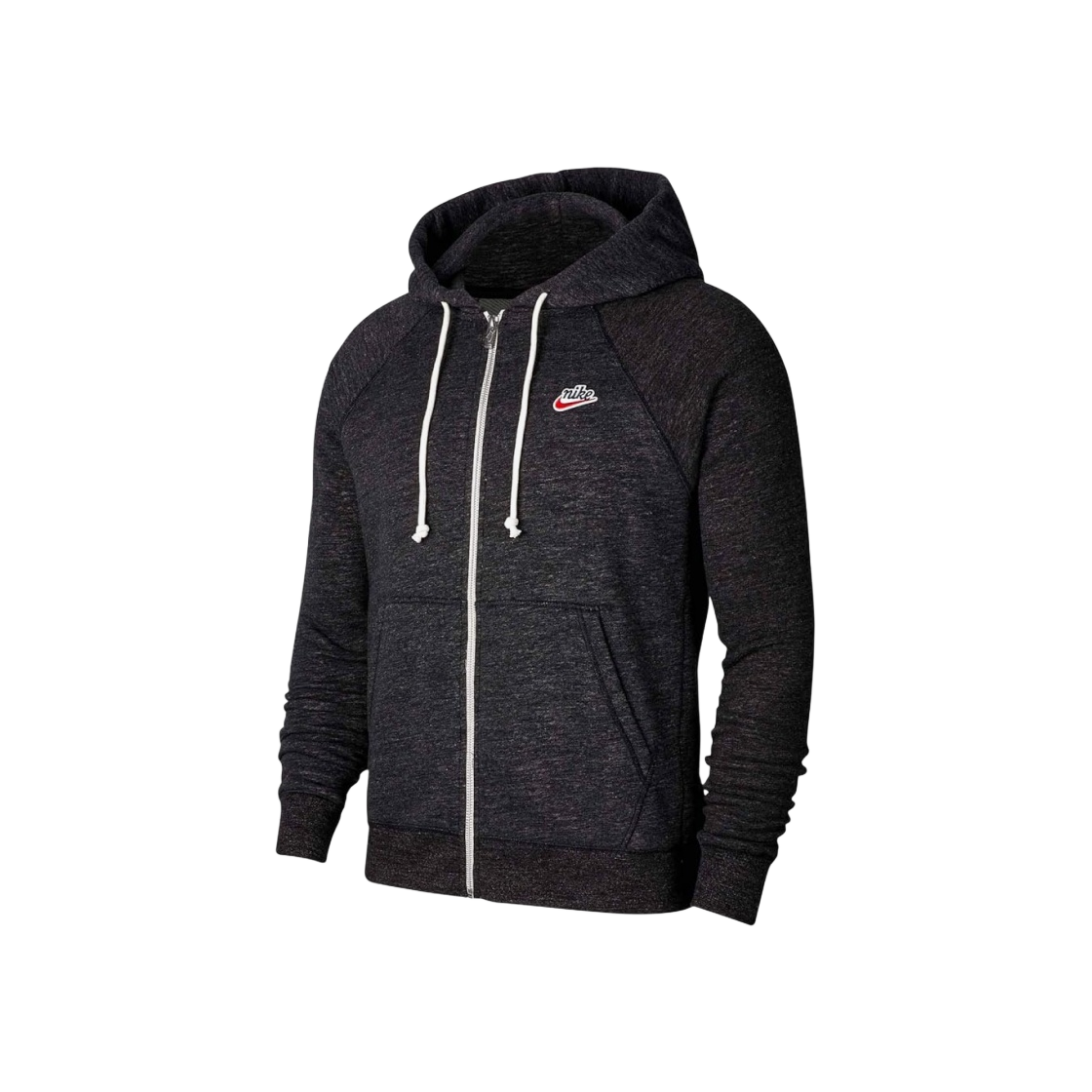 CN9680-011 Nike NSW Heritage Full Zip Hoodie Black Heather - Asia - 대표 이미지 #1