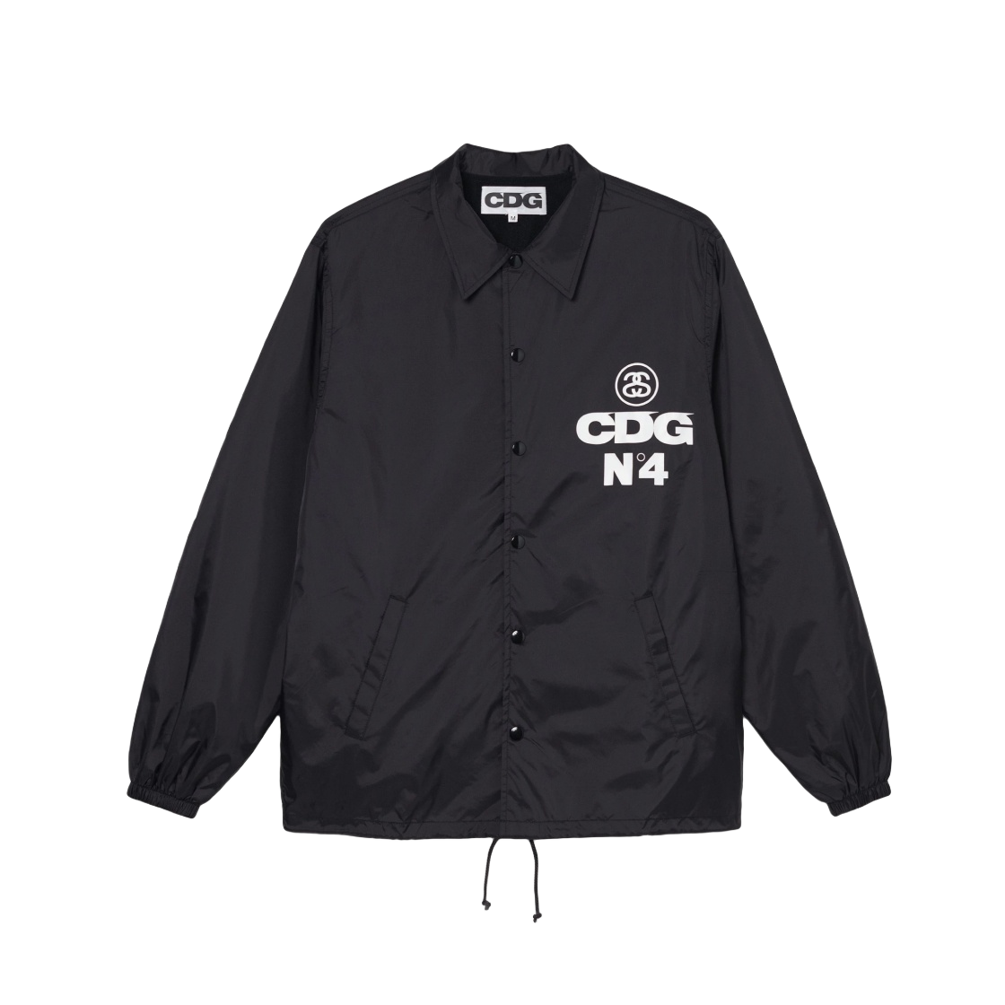 ジャケット・アウター CDG x STUSSY COACH JACKET BLACK CDG x 스투시 코치 자켓 블랙 | CDG | KREAM