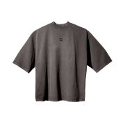 Yeezy Gap Engineered By Balenciaga Logo 3/4 Sleeve T-Shirt Dark Grey