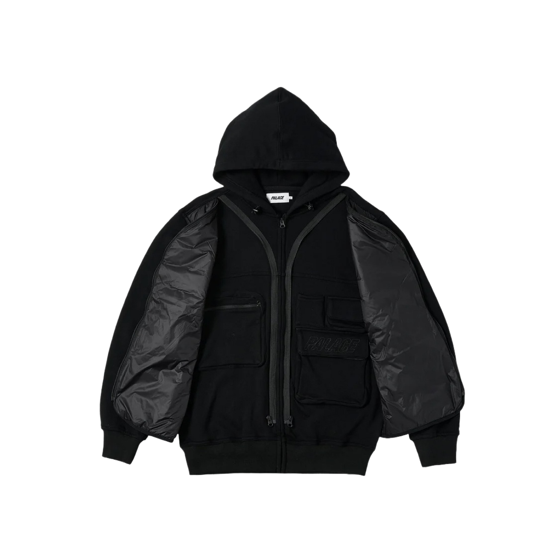 トップス PALACE SHATTER ZIP HOOD BLACK palace PALACE SHATTER ZIP HOOD BLACK palace