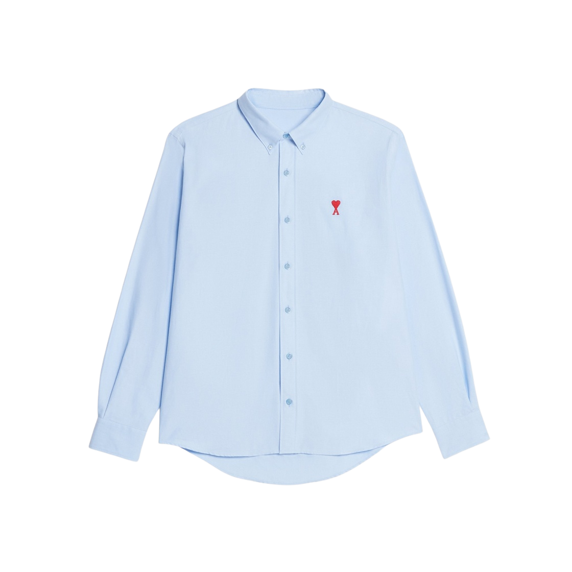 関税込★アミ★AMI★de Coeur Oxford Button Down Shirt SkyBlue Sky Blue Button-Down Ami De Coeur Shirt | AMI PARIS