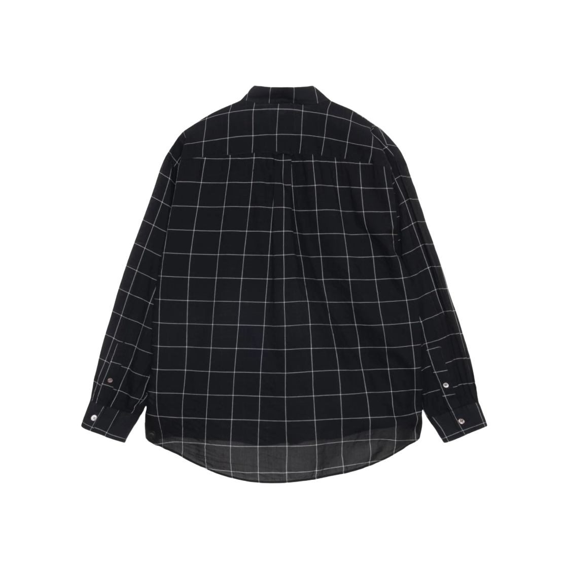 스투시 라이트웨이트 클래식 셔츠 블랙 윈도페인 | Stussy | KREAM