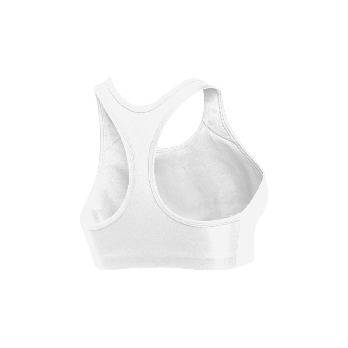 (W) 나이키 스우시 2.0 스포츠 브라 화이트((W) Nike Swoosh 2.0 Sports Bra White) - 2
