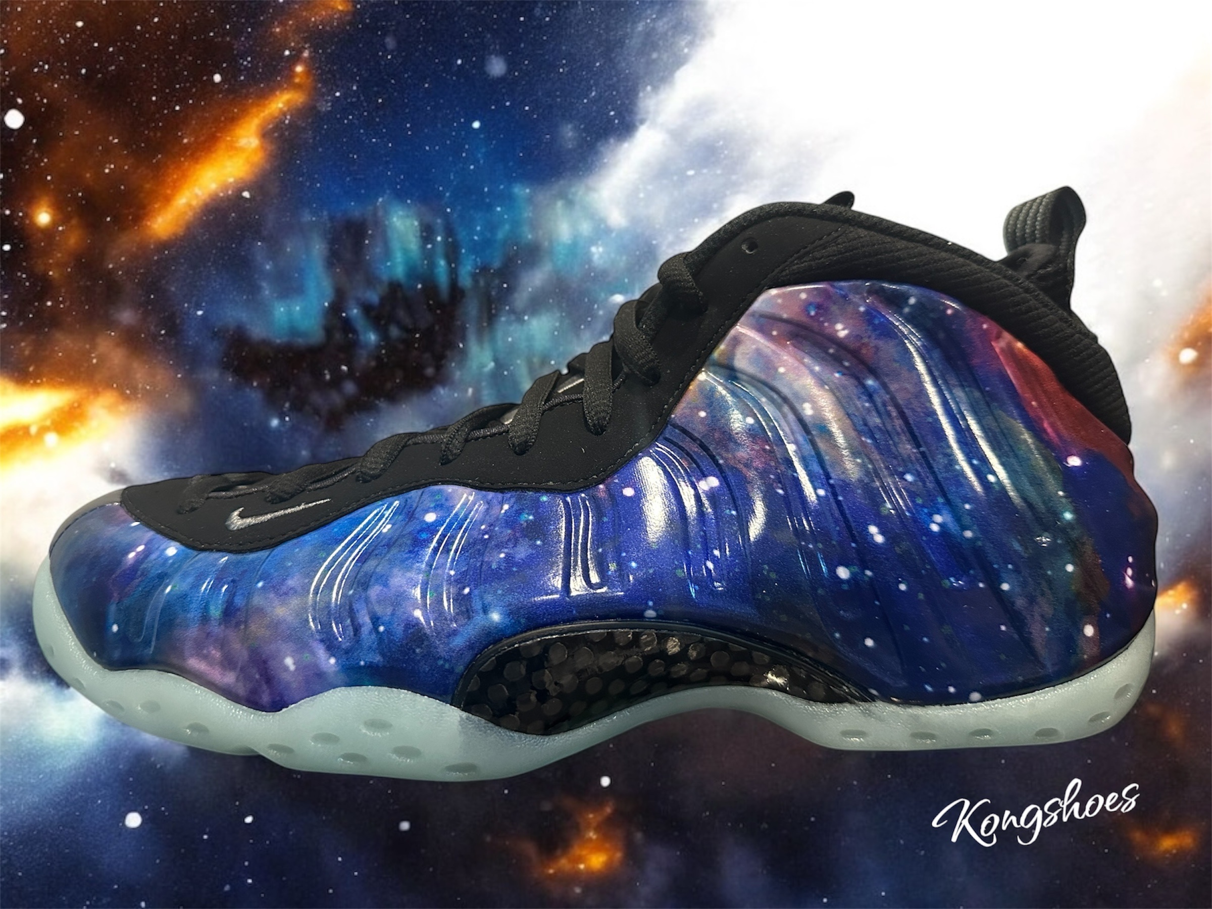 Nike Air Foamposite One Galaxy 착용 스타일