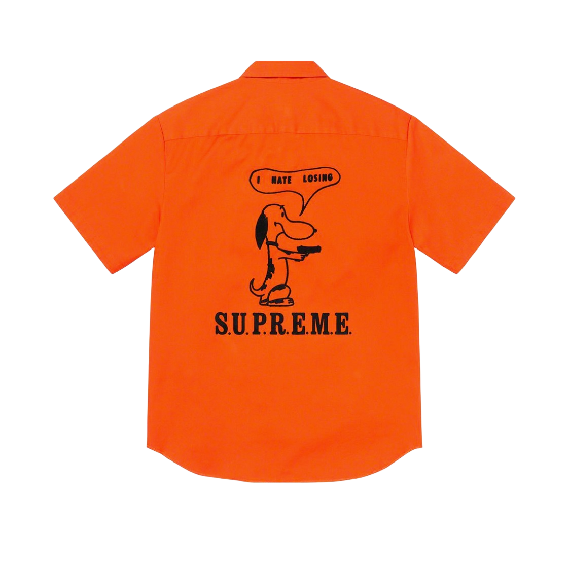 - Supreme Dog S/S Work Shirt Orange - 21SS - #2