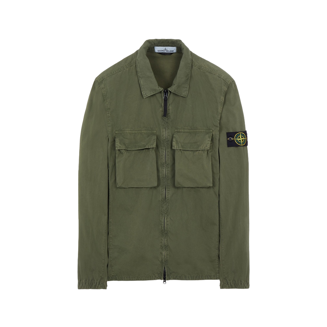 7615114WN-V0158 Stone Island 114WN T.CO+OLD Overshirt Olive Green - 22SS - 대표 이미지 #1