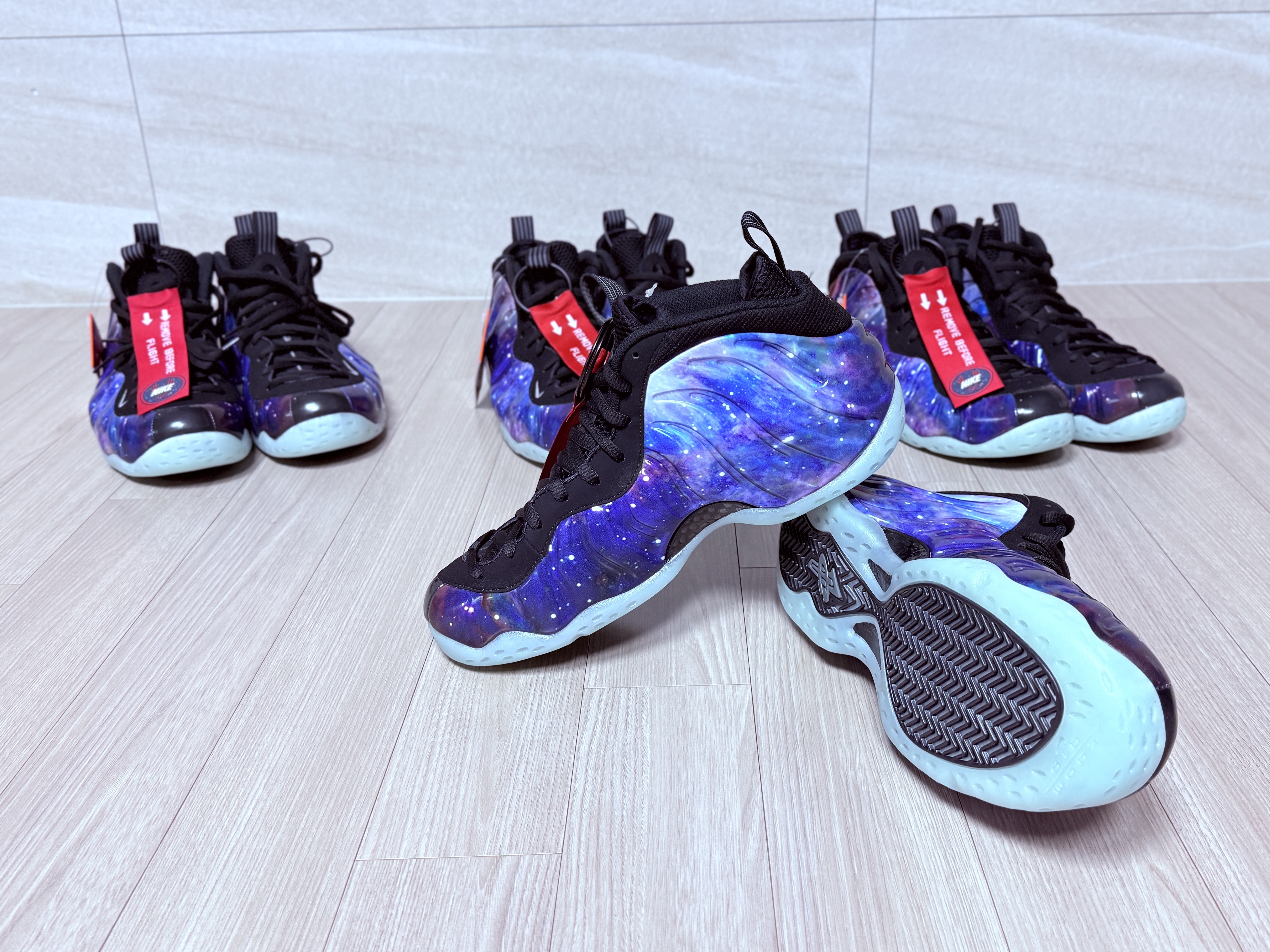 Nike Air Foamposite One Galaxy 착용 스타일 - 2