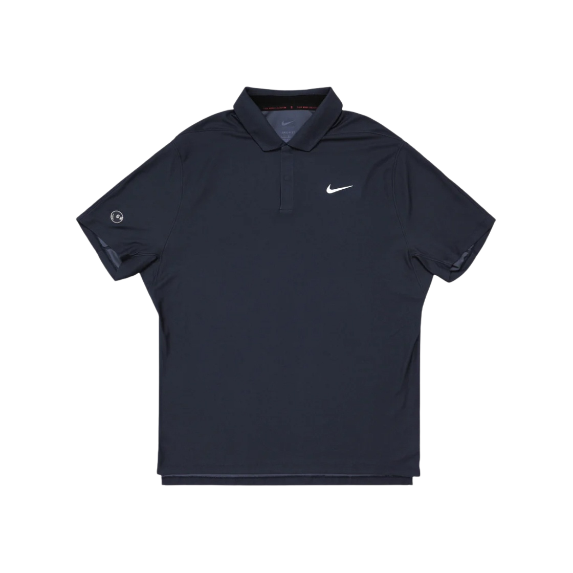 - Malbon Golf x Nike Dri-Fit Tiger Woods Tech Polo Pique Midnight Navy - 대표 이미지 #1