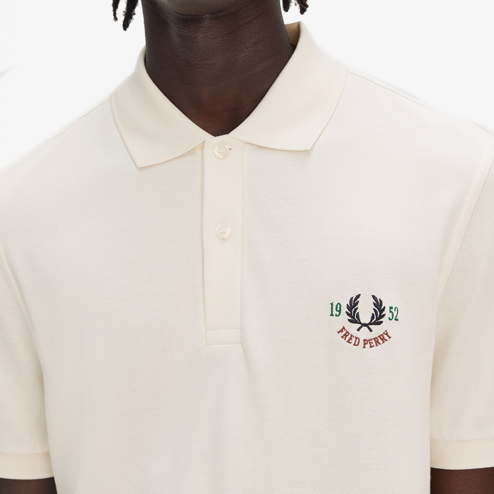 프레드페리 클럽하우스 엠브로이더드 폴로 셔츠 에크루(Fred Perry Clubhouse Embroidered Polo Shirt Ecru) - 5
