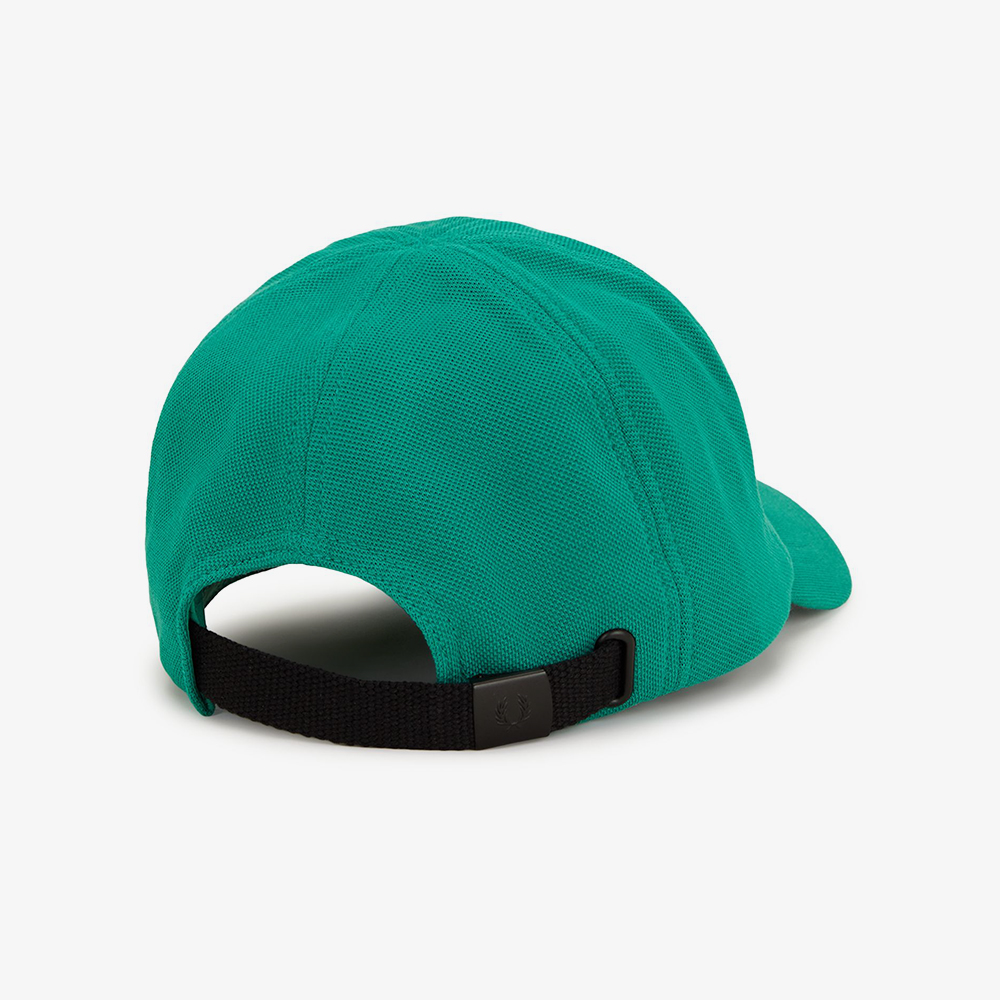 프레드페리 피케 클래식 캡 라벨그린/에크루(Fred Perry Pique Classic Cap Label Green/Ecru) - 2