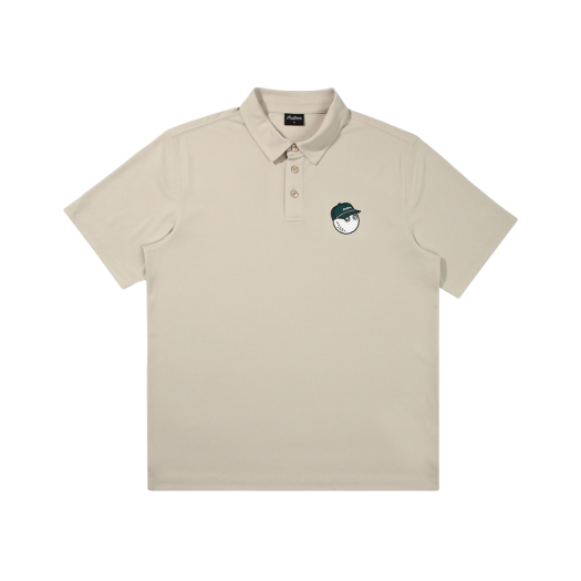 Malbon Golf Buckets Point Polo Beige