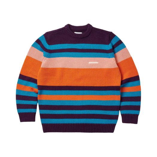 Palace Heavy Stripe Knit Orange - 23SS