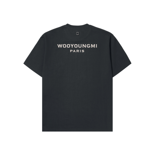 Wooyoungmi Cotton Back Logo T-Shirt Gray - 24FW