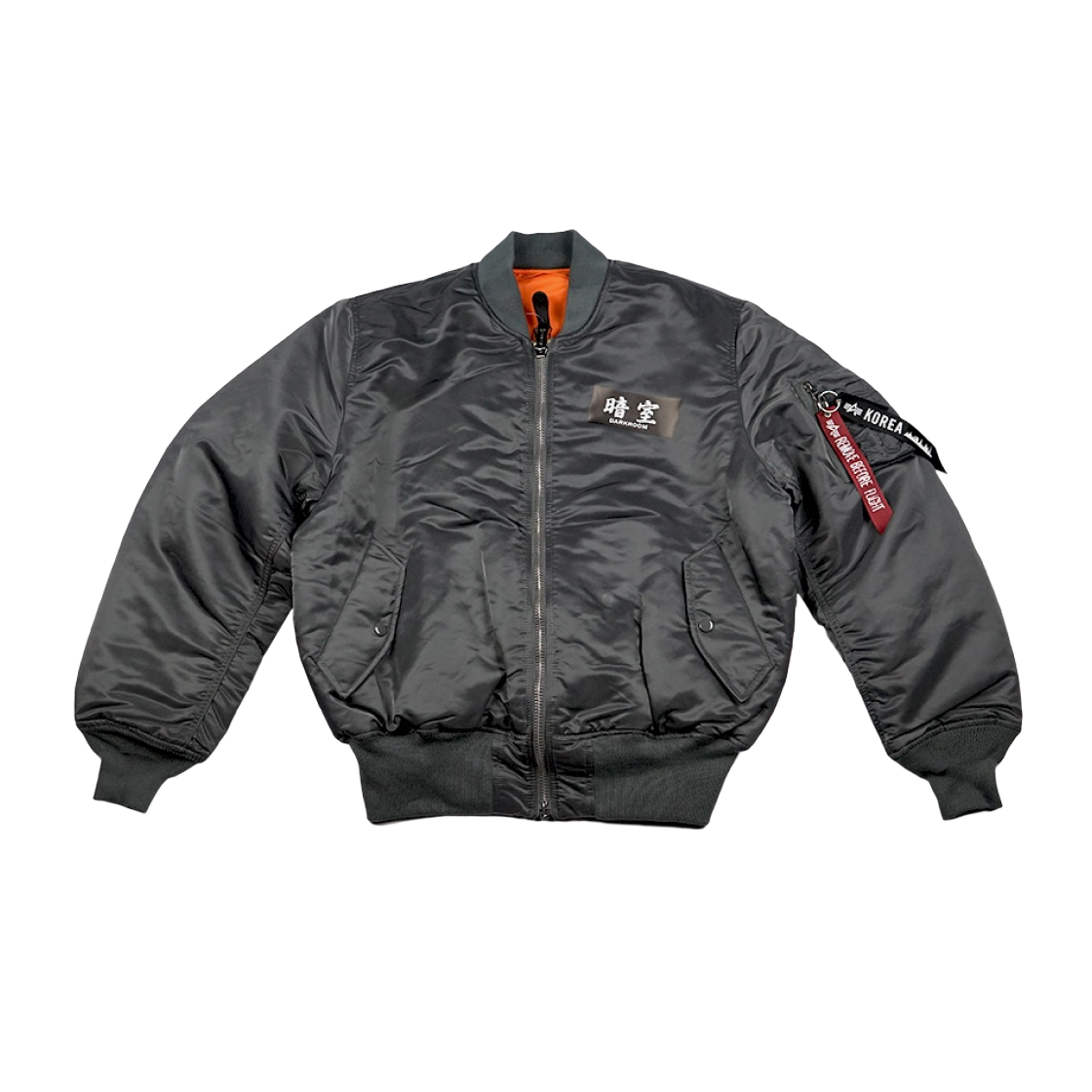 DKRM-AI2MA1GS Darkr8m Studio x Alpha Industries Roommate MA-1 Jacket Gunmetal - #2