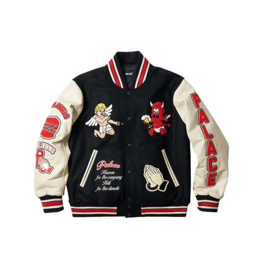 팔라스 x 갭 바시티 자켓 그레이 - 24SS | Palace | KREAM 팔라스 x 갭 바시티 자켓 그레이 - 24SS | Palace | KREAM