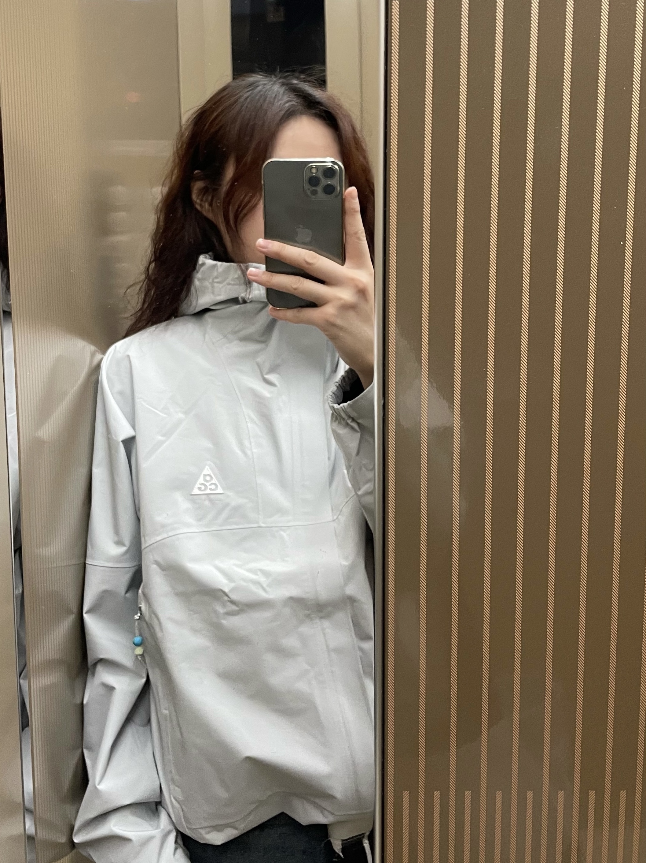 Nike ACG Storm-Fit ADV Cascade Rains Full Zip Jacket Photon Dust - Asia 착용 스타일