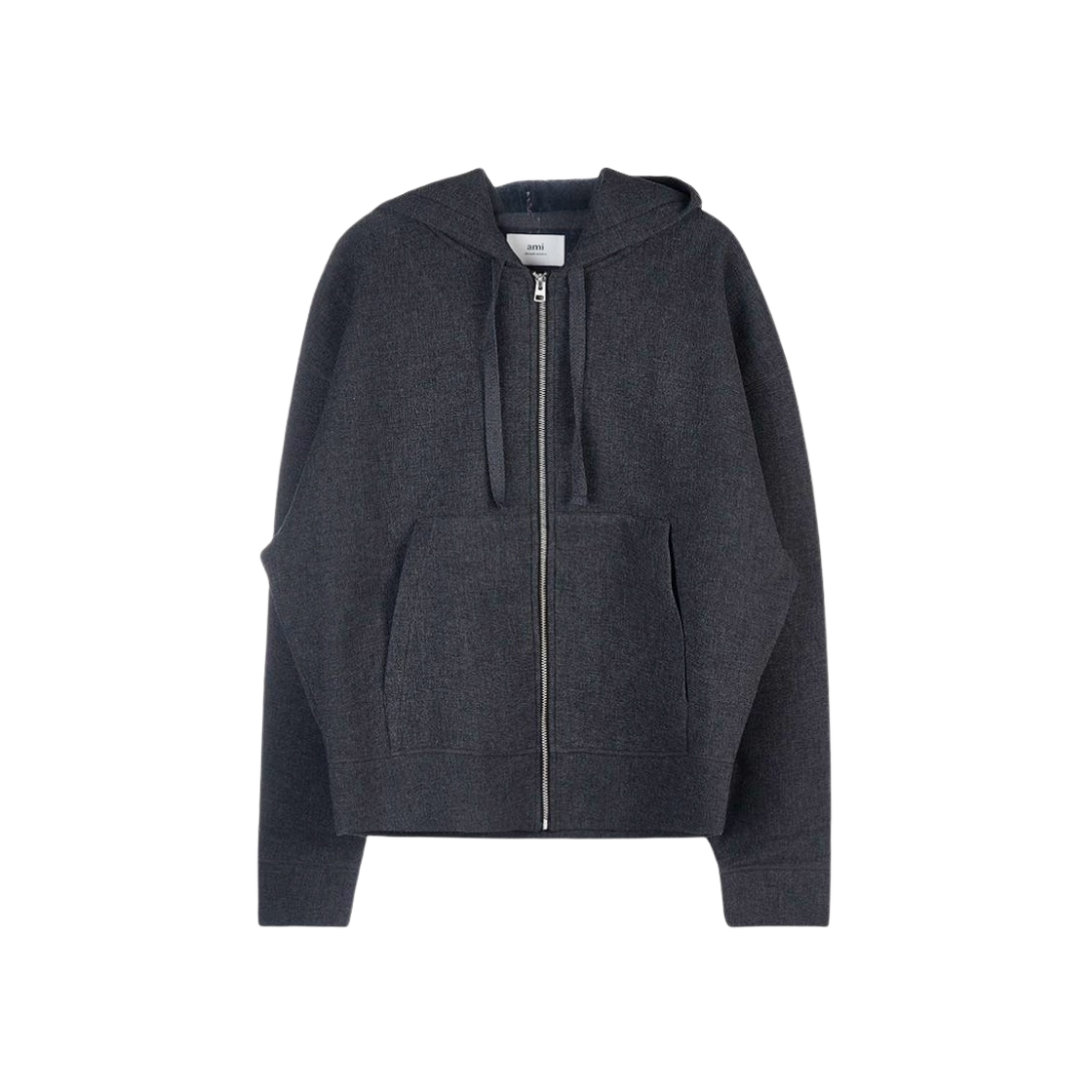 ★AMI★刺繍ロゴHOOD ZIP UP (KOREA EXCLUSIVE) サブカル刺繍ロゴ ZIPパーカー | VOLCAN&APHRODITE