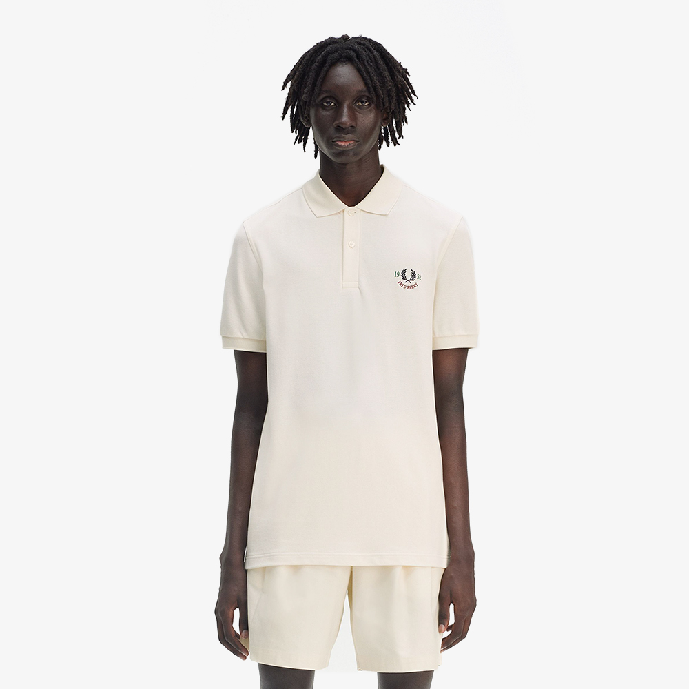 프레드페리 클럽하우스 엠브로이더드 폴로 셔츠 에크루(Fred Perry Clubhouse Embroidered Polo Shirt Ecru) - 2
