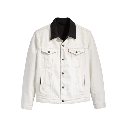 Jordan x Levi's Reversible Trucker Jacket White Black
