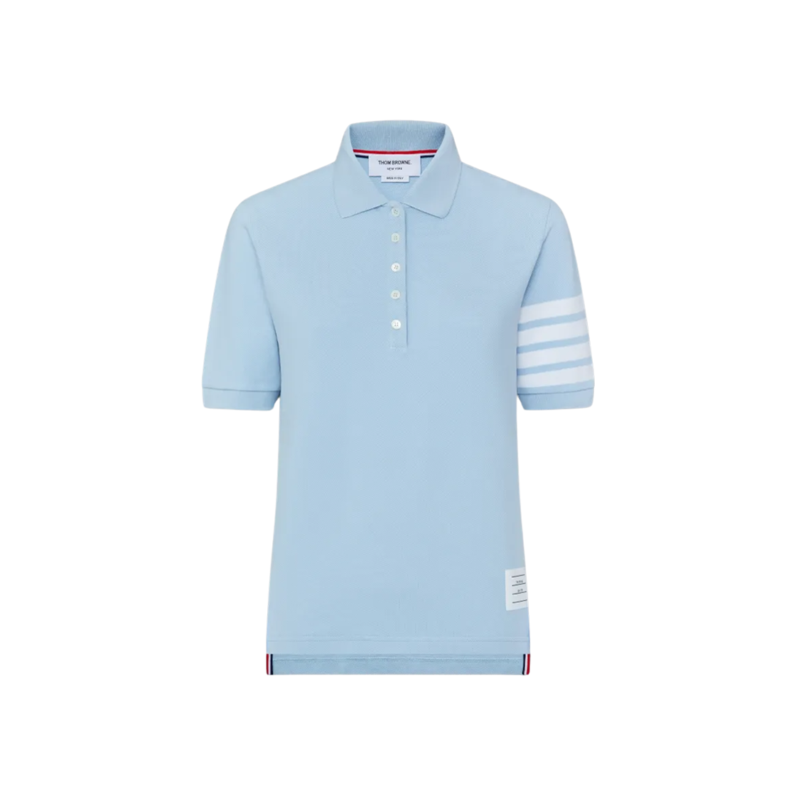 THOM BROWNE レディース 半袖Tシャツ FJP052G 07976 100 FJP052G_07976_100_012025032403