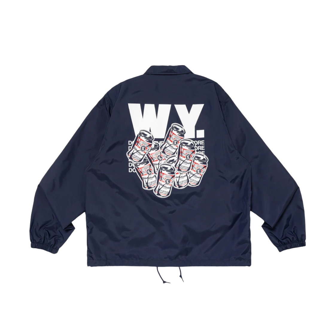 Wasted Youth Quilt Puff Jacket Navy L