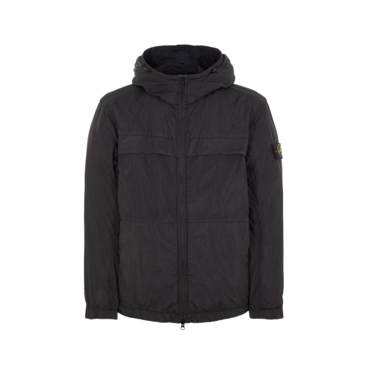 Stone Island 40922 Garment Dyed Crinkle Reps R-Nylon Black - 24SS