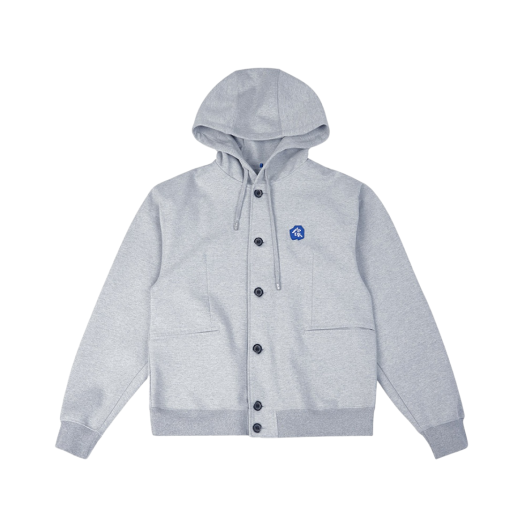 Ader Error Sculpture Logo Hood Jacket Grey