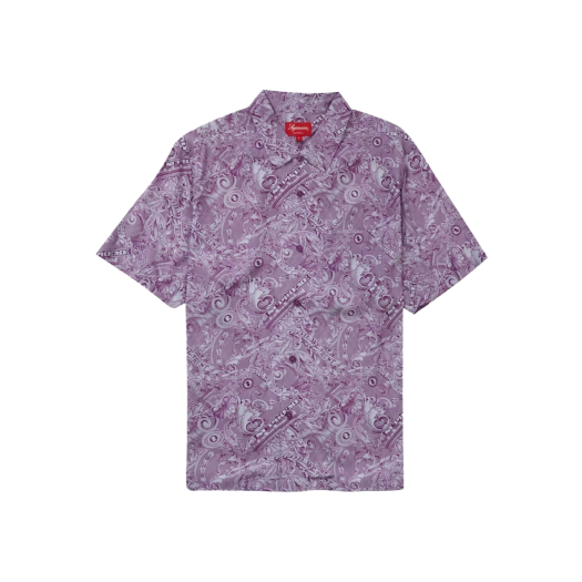Supreme Dollar S/S Shirt Purple - 23SS