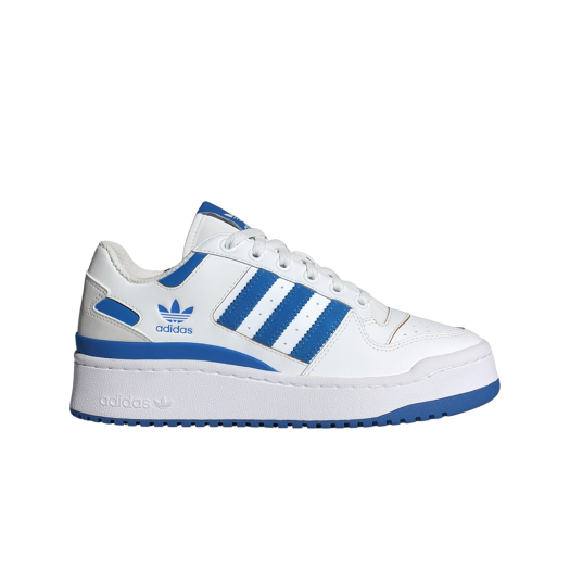 (W) Adidas Forum Bold Stripes Cloud White Blue Bird