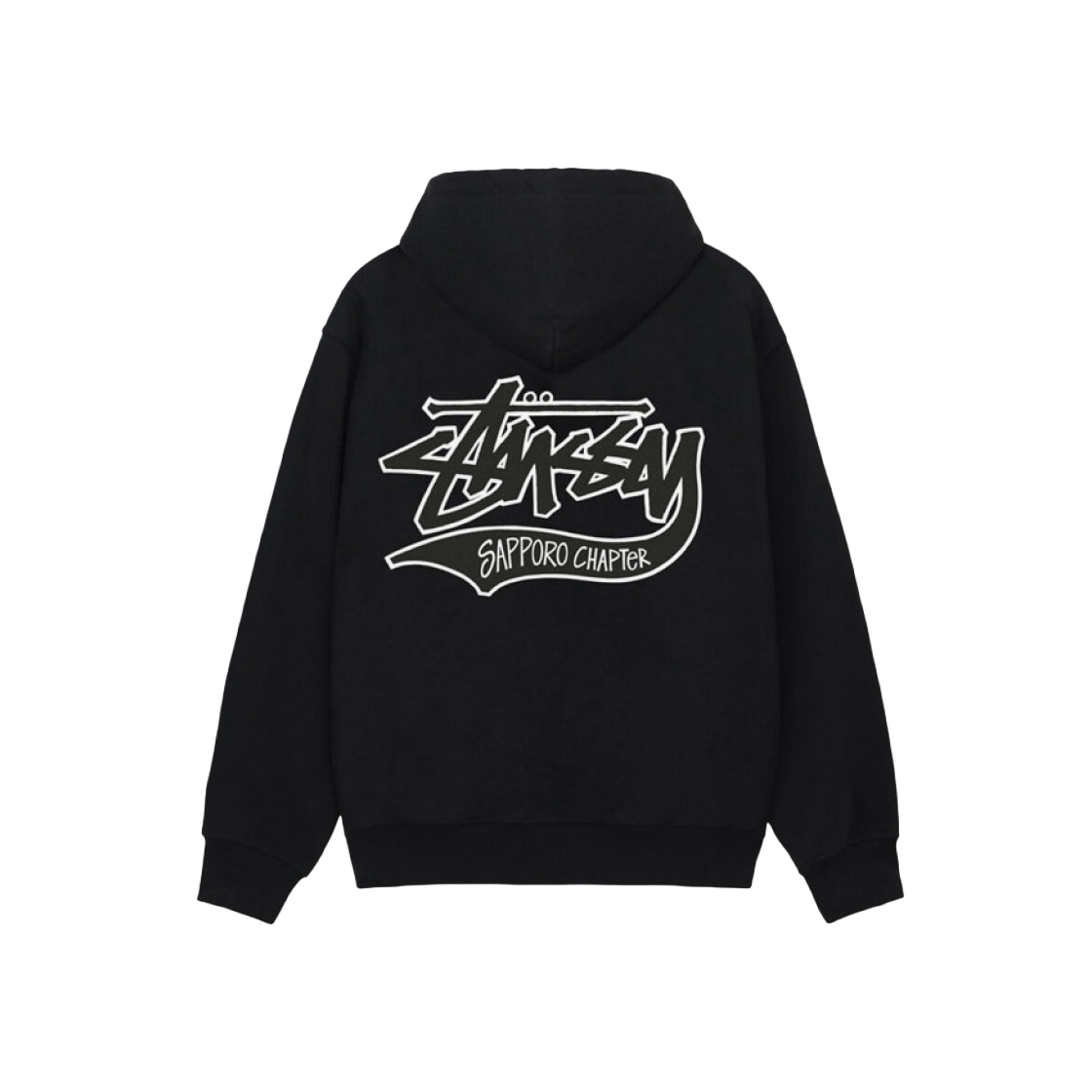 스투시 삿포로 후드집업 블랙 | Stussy | KREAM
