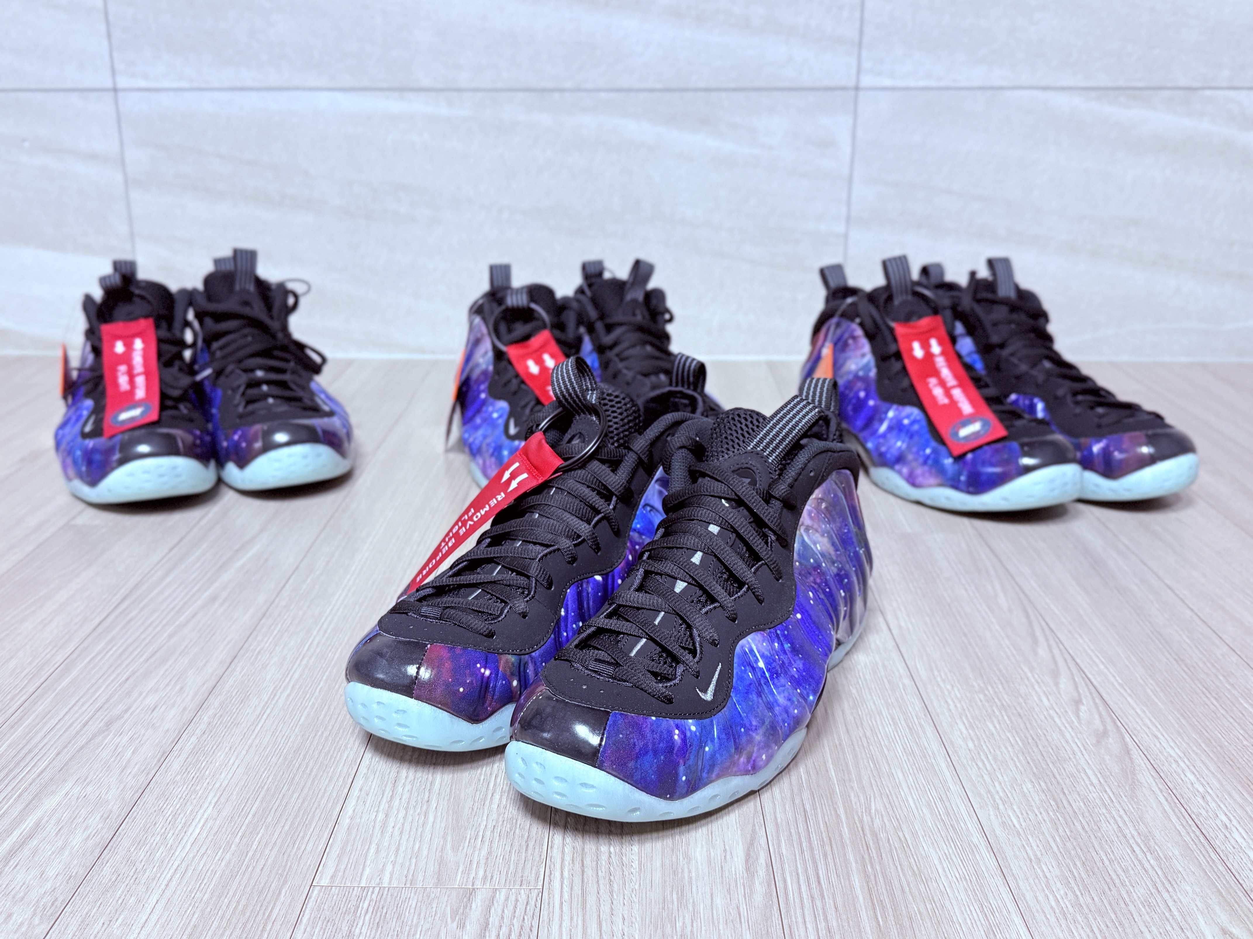 Nike Air Foamposite One Galaxy 착용 스타일 - 3