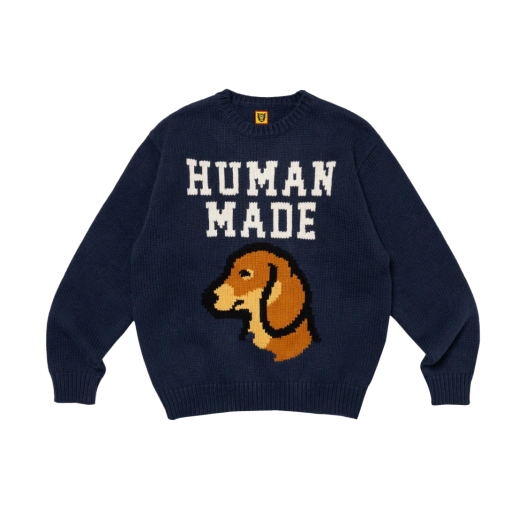 휴먼 메이드 로우 게이지 니트 스웨터 블랙 | Human Made | KREAM 휴먼 메이드 로우 게이지 니트 스웨터 블랙 | Human Made | KREAM