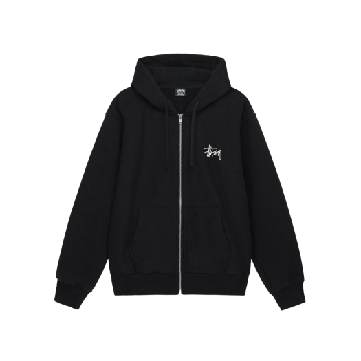 Stussy Basic Stussy Zip Hoodie Black 2023