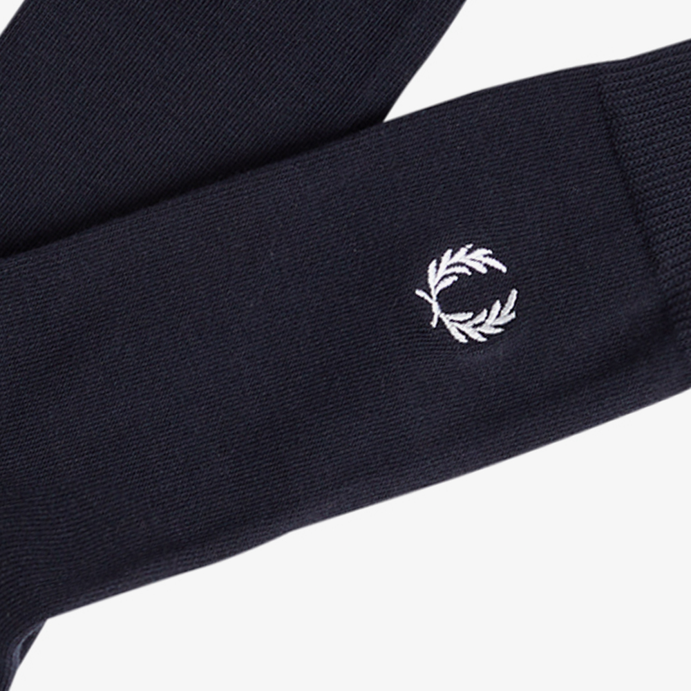 프레드페리 클래식 로렐 리스 삭스 네이비/스노우 화이트(Fred Perry Classic Laurel Wreath Sock Navy/Snow White) - 5