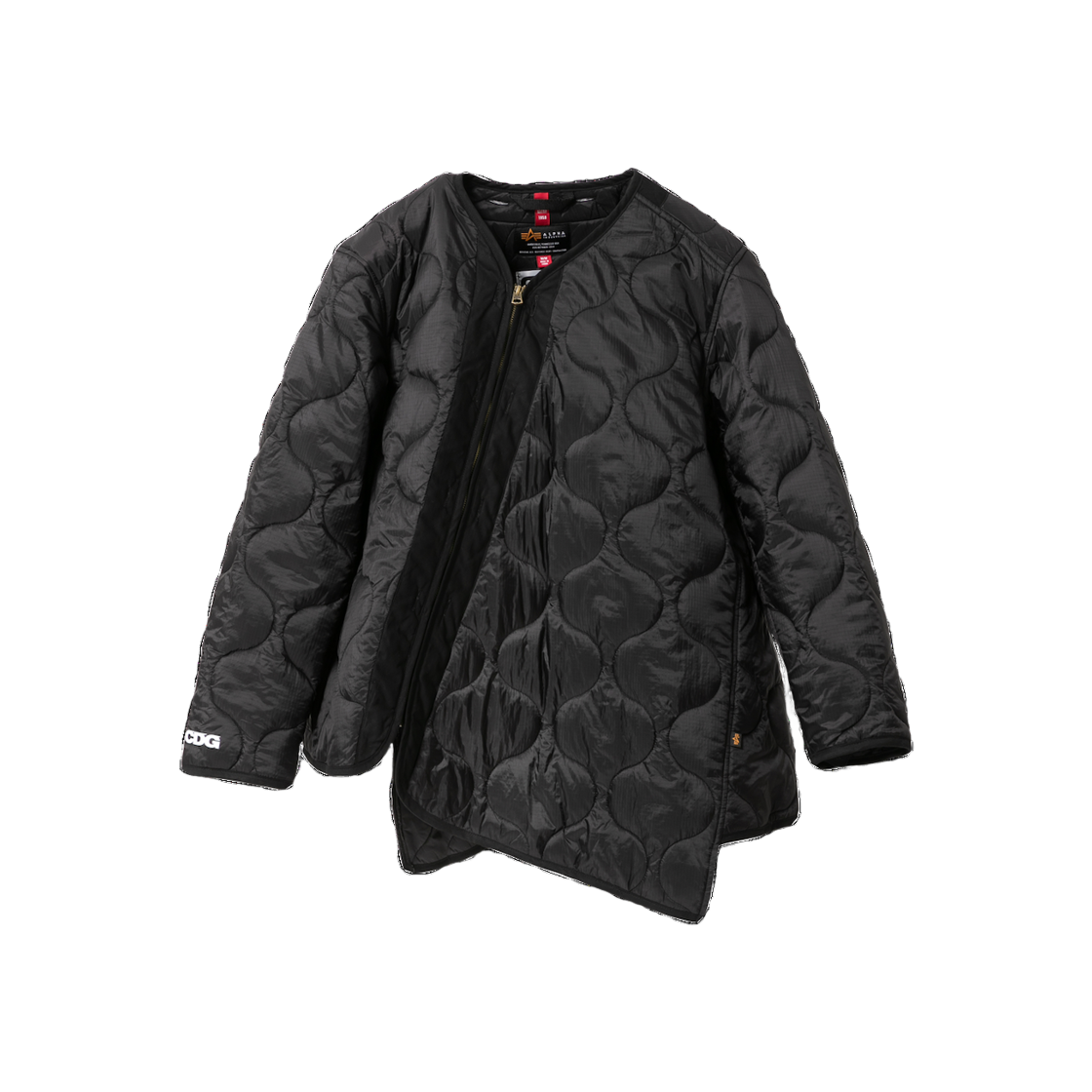CDG x 알파 인더스트리 바이어스 라이너 자켓 블랙 | CDG | KREAM CDG x 알파 인더스트리 바이어스 라이너 자켓 블랙 | CDG | KREAM