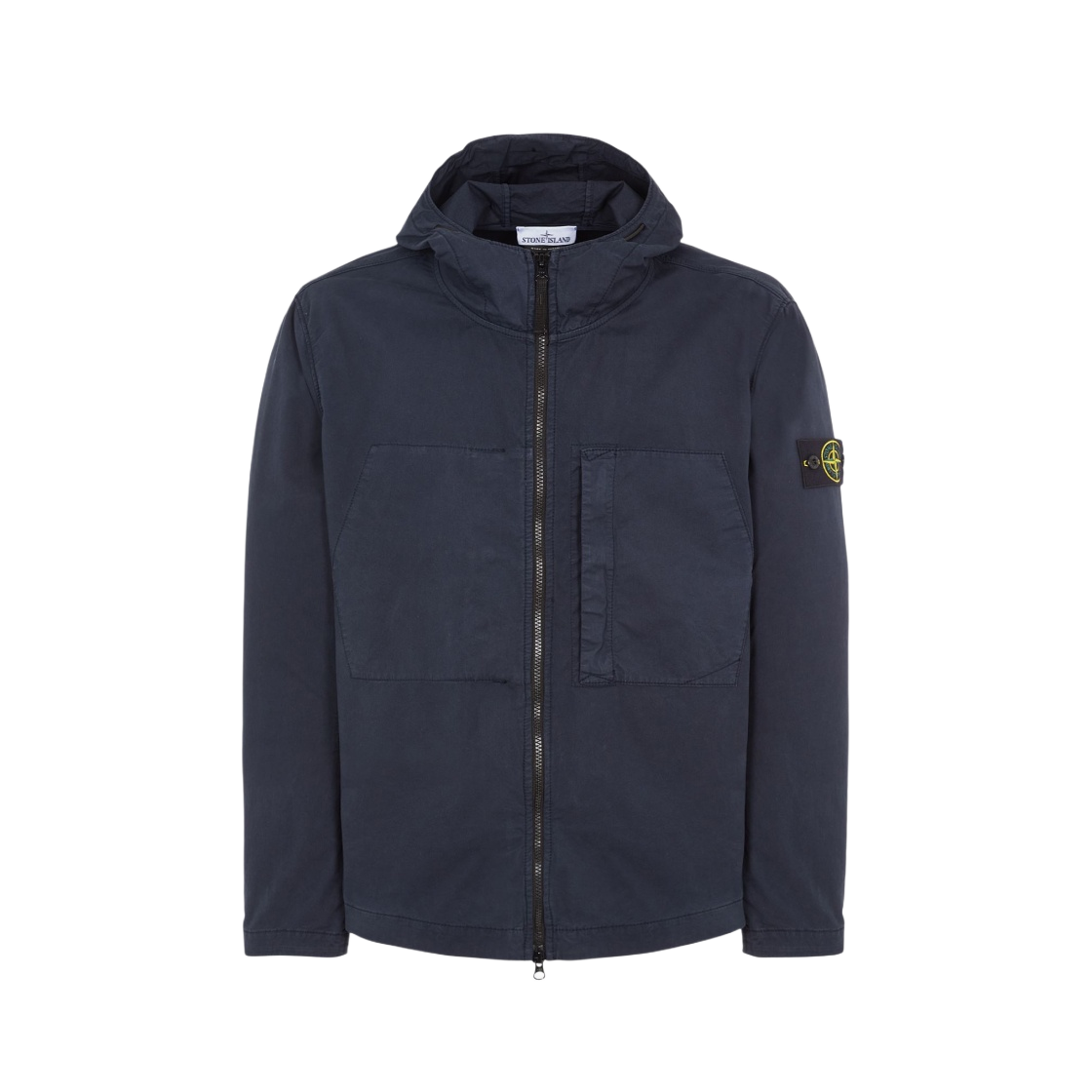781543310-V0020 Stone Island 43310 Supima Cotton Hooded Jacket Navy Blue - 23SS - 대표 이미지 #1