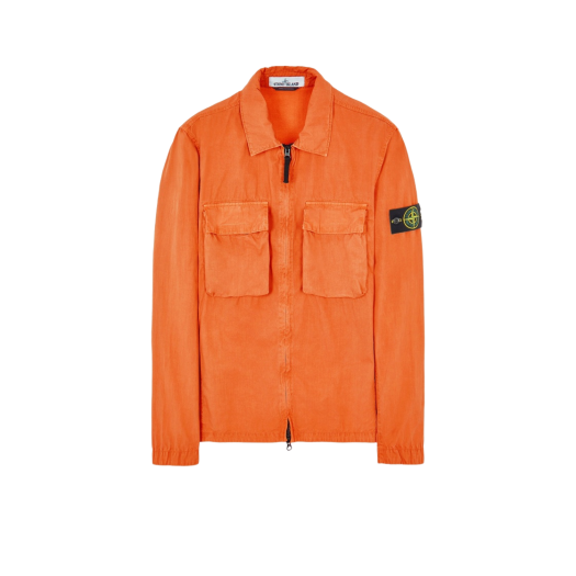 Stone Island 114WN T.CO+OLD Overshirt Orange - 22SS