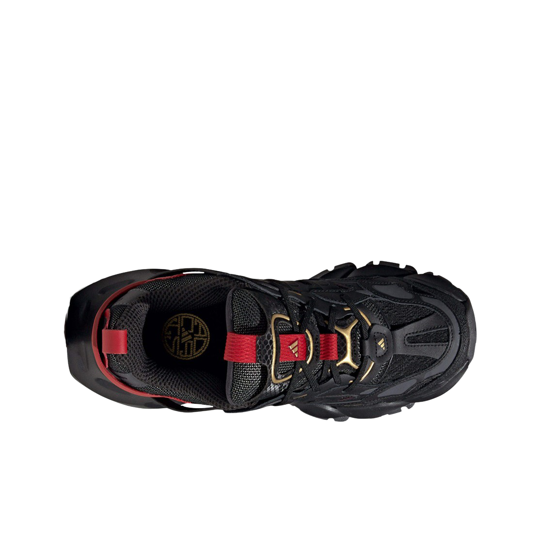 아디다스 XLG 러너 디럭스 코어 블랙 골드 메탈릭(Adidas XLG Runner Deluxe Core Black Gold Metallic) - 2