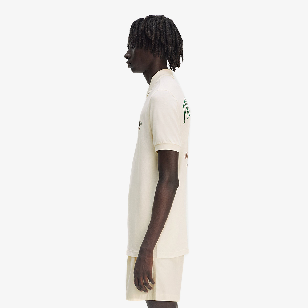 프레드페리 클럽하우스 엠브로이더드 폴로 셔츠 에크루(Fred Perry Clubhouse Embroidered Polo Shirt Ecru) - 3