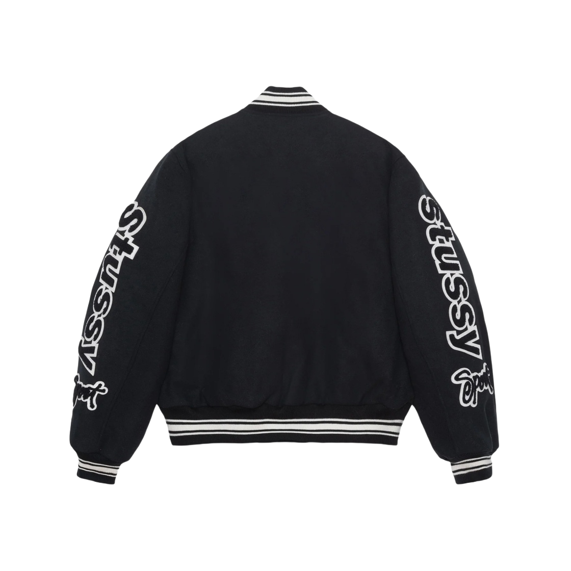 스투시 컴피티션 바시티 자켓 블랙 | Stussy | KREAM