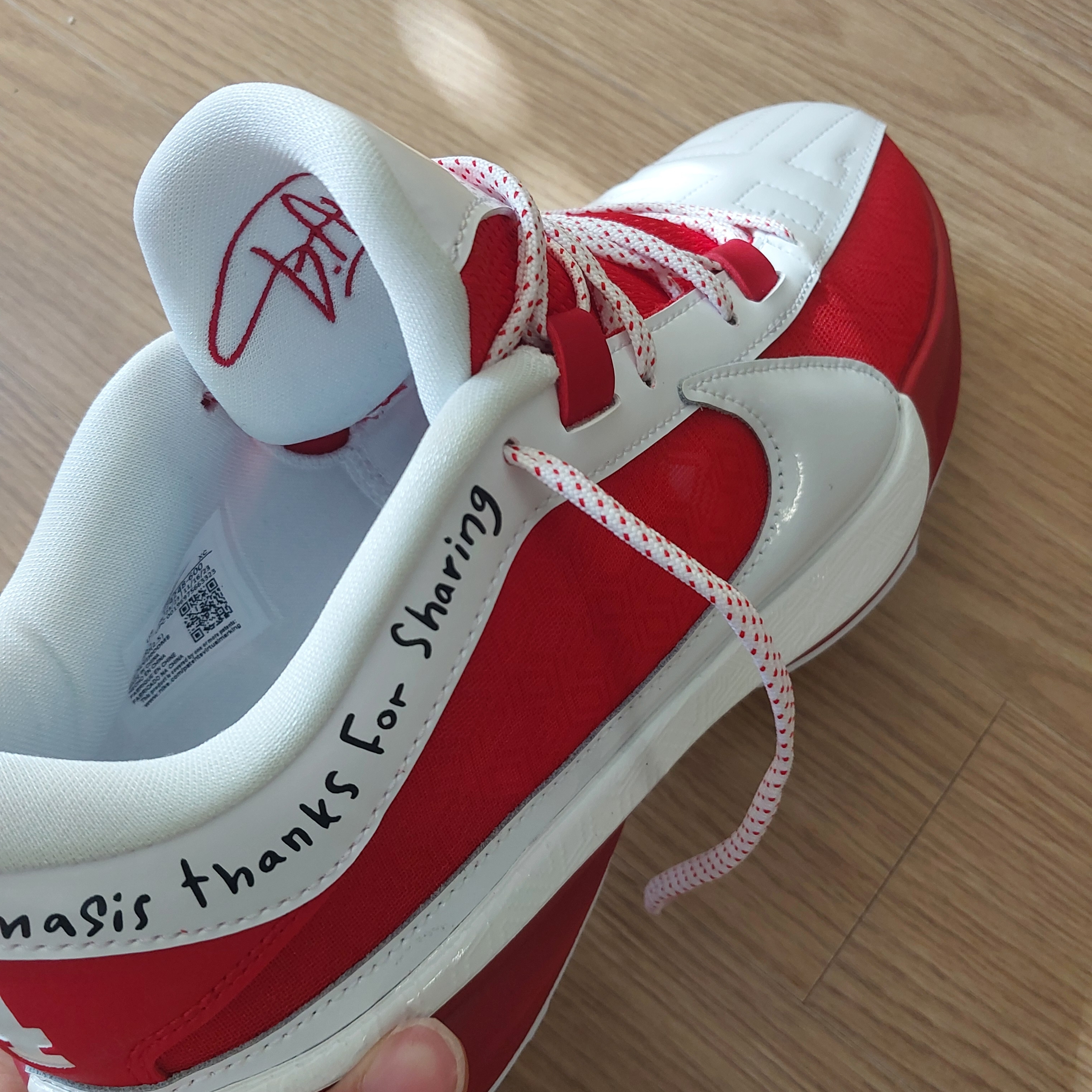 Nike Giannis Freak 5 ASW EP University Red White 착용 스타일