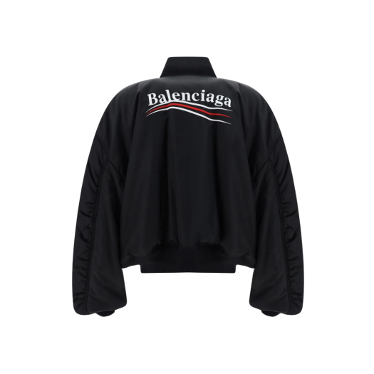 Balenciaga Varsity Bomber Jacket Black